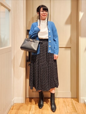 れーやんさん（レディース・167cm）の冬コーディネート