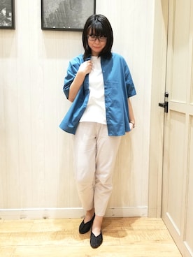 「DRESKIP（ドレスキップ）のアイテム（その他シューズ）」を使った、れーやんさん（レディース・167cm）の春コーディネート