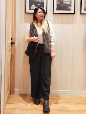 れーやんさん（レディース・168cm）の秋コーディネート