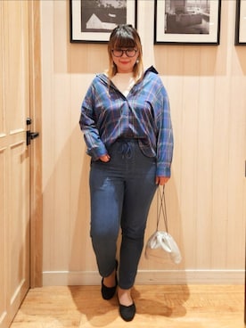 れーやんさん（レディース・168cm）の秋コーディネート