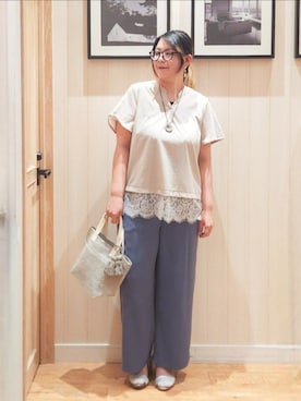 れーやんさん（レディース・168cm）の夏コーディネート