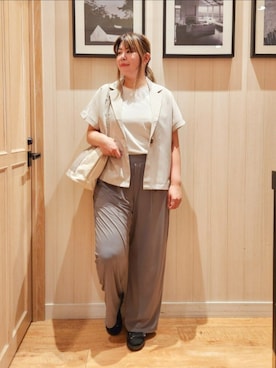 「SHOO・LA・RUE（シューラルー）のアイテム」を使った、れーやんさん（レディース・168cm）の秋コーディネート