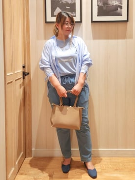 「SHOO・LA・RUE（シューラルー）のアイテム」を使った、れーやんさん（レディース・168cm）の秋コーディネート