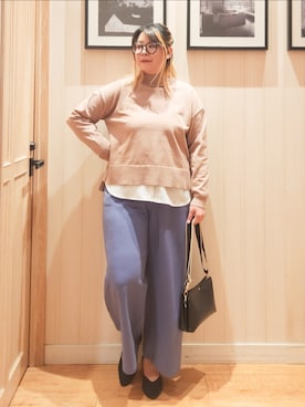 「アイテム（バッグ）」を使った、れーやんさん（レディース・168cm）の冬コーディネート