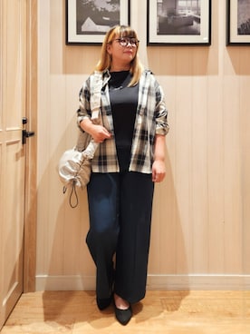 れーやんさん（レディース・168cm）の秋コーディネート