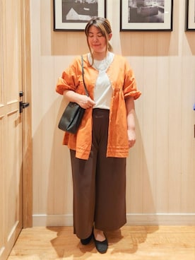 「DRESKIP（ドレスキップ）のアイテム」を使った、れーやんさん（レディース・167cm）の夏コーディネート