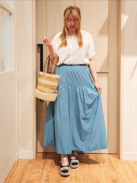 れーやんさん（レディース・167cm）の夏コーディネート