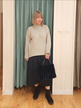 れーやんさん（レディース・167cm）の冬コーディネート