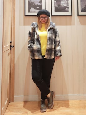 れーやんさん（レディース・168cm）の冬コーディネート