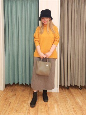 れーやんさん（レディース・167cm）の冬コーディネート