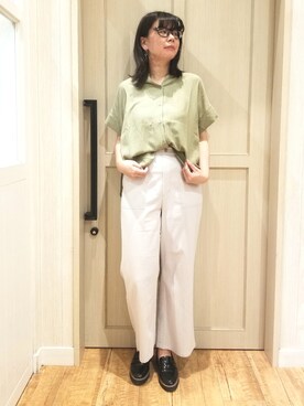 「DRESKIP（ドレスキップ）のアイテム（その他シューズ）」を使った、れーやんさん（レディース・167cm）の夏コーディネート