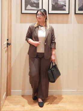 れーやんさん（レディース・168cm）の春コーディネート