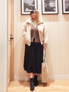 れーやんさん(レディース・168cm)の冬コーディネート