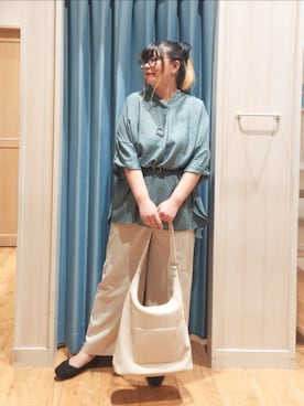 「チュニック」｜れーやんさん（レディース・168cm）の夏コーディネート