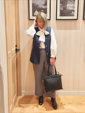 「新生活」｜れーやんさん（レディース・167cm）の冬コーディネート