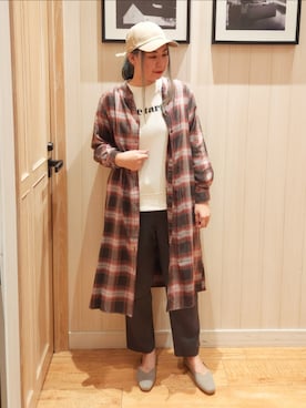 れーやんさん（レディース・167cm）の秋コーディネート