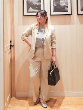 「SHOO・LA・RUE（シューラルー）のアイテム」を使った、れーやんさん（レディース・168cm）の春コーディネート