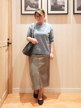 「SHOO・LA・RUE（シューラルー）のアイテム」を使った、れーやんさん（レディース・168cm）の秋コーディネート