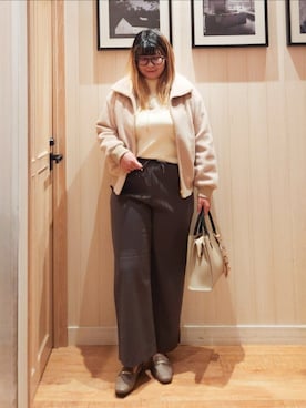 れーやんさん（レディース・168cm）の冬コーディネート