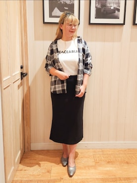 れーやんさん（レディース・167cm）の秋コーディネート