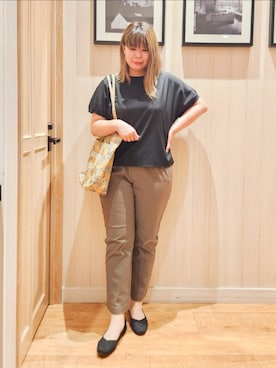 「アイテム（その他シューズ、シルバー系）」を使った、れーやんさん（レディース・167cm）の夏コーディネート