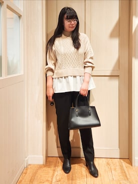 れーやんさん（レディース・167cm）の冬コーディネート