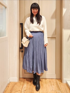 れーやんさん（レディース・167cm）の冬コーディネート