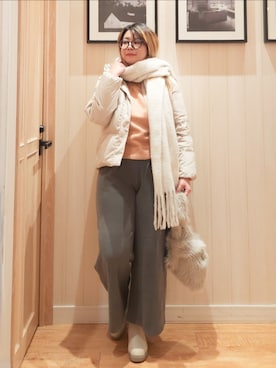 れーやんさん（レディース・168cm）の冬コーディネート