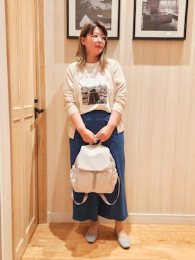 「アイテム（その他シューズ、シルバー系）」を使った、れーやんさん（レディース・167cm）の夏コーディネート