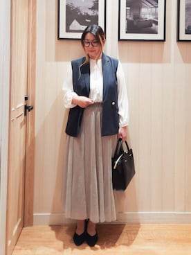 れーやんさん（レディース・168cm）の冬コーディネート