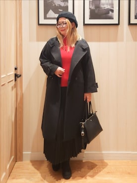 れーやんさん（レディース・168cm）の冬コーディネート