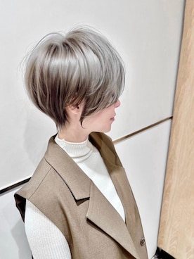 「DHOLIC（ディーホリック）のアイテム（ベスト）」を使った、みｰさん（レディース・155cm）の冬コーディネート