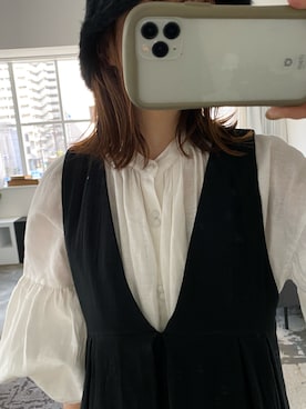 「CLEA（クレア）のアイテム（帽子）」を使った、Jeanさん（レディース・160cm）の冬コーディネート