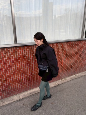 「mont-bell（モンベル）のアイテム」を使った、Miyuさん（レディース・162cm）の春コーディネート