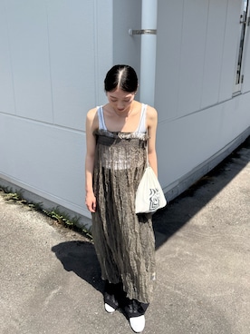 「ADAM ET ROPE'（アダムエロペ）のアイテム」を使った、Miyuさん（骨格ウェーブ・レディース・162cm）の夏コーディネート