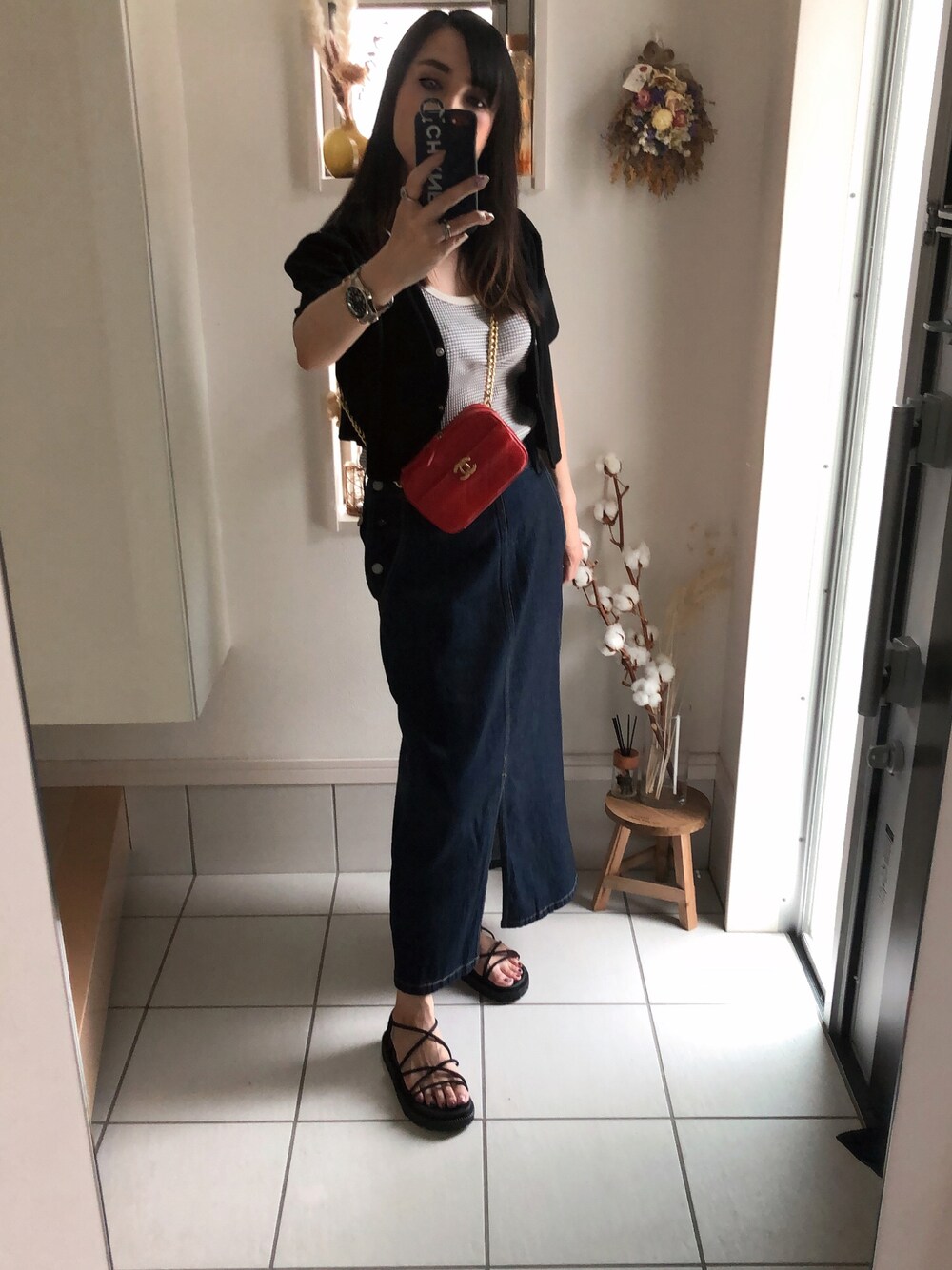 CHANELのボディバッグ/ウエストポーチ（レッド系）を使った人気 
