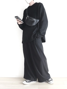 「アイテム（ボディバッグ/ウエストポーチ）」を使った、Yuiさん（メンズ・169cm）の冬コーディネート