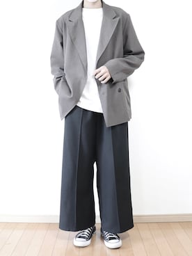 「CONVERSE（コンバース）のCONVERSE コンバース オール スター オックス / ALL STAR OX(BLACK) 32160321（スニーカー）」を使った、Yuiさん（メンズ・168cm・20代）の夏コーディネート