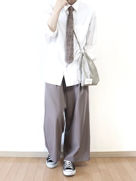 「アイテム（フォーマルスーツ/小物）」を使った、Yuiさん（メンズ・168cm・20代）の秋コーディネート