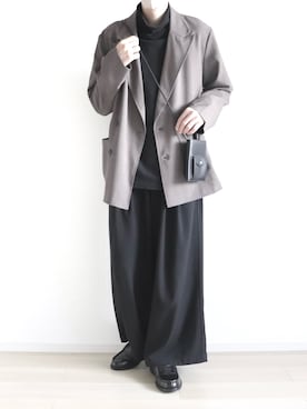 「アイテム（Tシャツ/カットソー）」を使った、Yuiさん（メンズ・169cm）の秋コーディネート