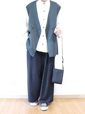 「CONVERSE（コンバース）のCONVERSE コンバース オール スター オックス / ALL STAR OX(BLACK) 32160321（スニーカー）」を使った、Yuiさん（メンズ・168cm・10代）の秋コーディネート