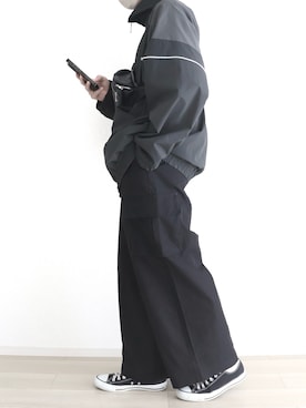 「アイテム（ボディバッグ/ウエストポーチ）」を使った、Yuiさん（メンズ・169cm）の秋コーディネート