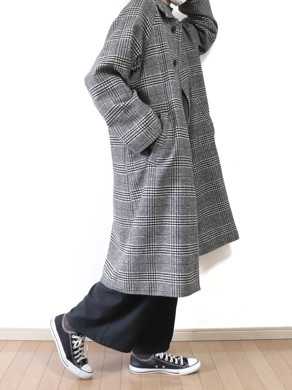 remer（リメール）の「loose wool long coat/ルーズウールロングコート