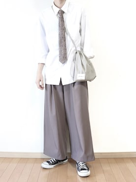 「アイテム（フォーマルスーツ/小物）」を使った、Yuiさん（メンズ・168cm・20代）の秋コーディネート