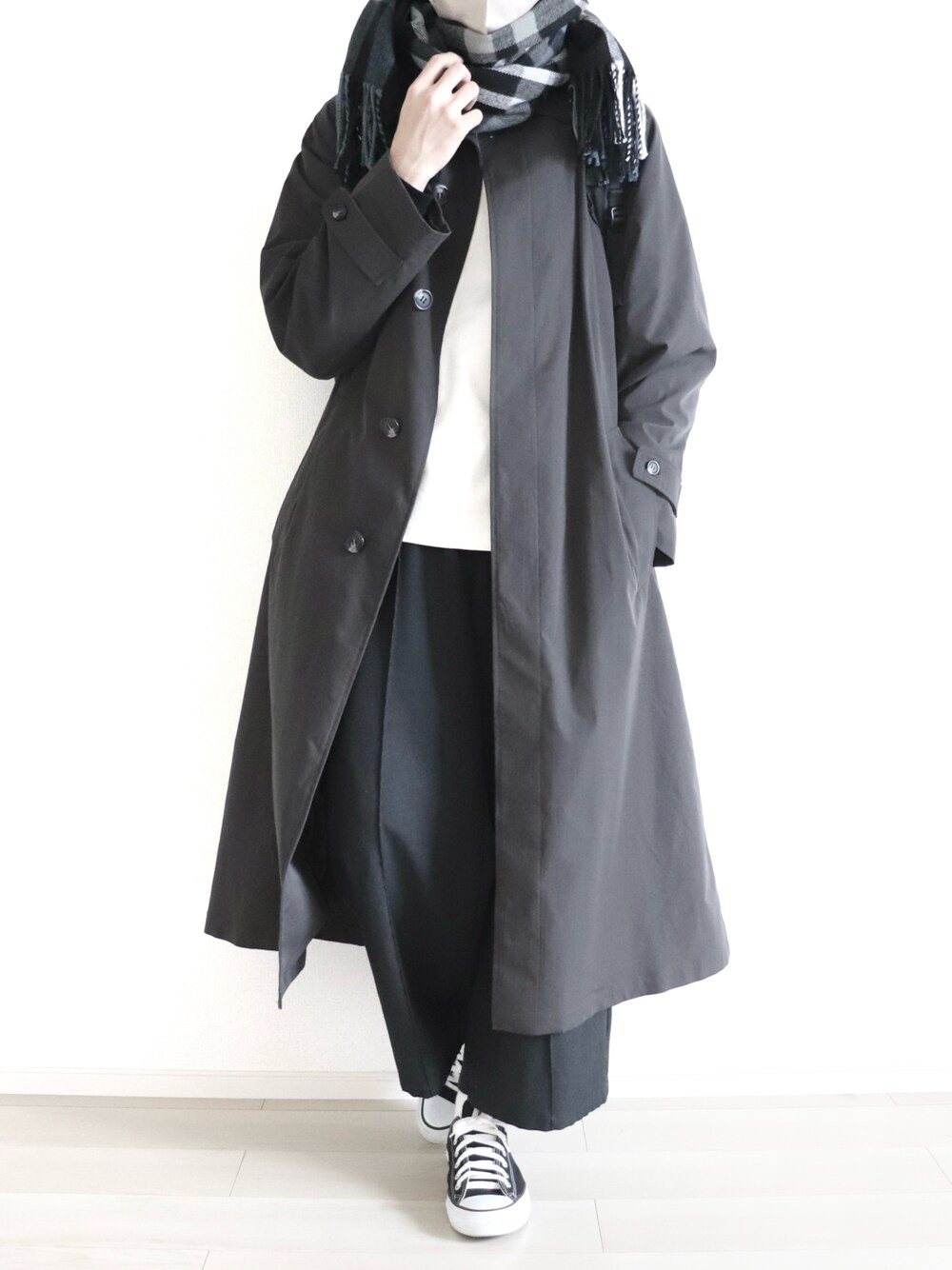 remer リメール 】ルーズウールブレンドステンカラーコート-公式