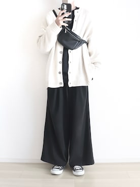 「アイテム（ボディバッグ/ウエストポーチ）」を使った、Yuiさん（メンズ・169cm）の秋コーディネート