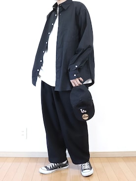「アイテム（帽子）」を使った、Yuiさん（メンズ・168cm・10代）の秋コーディネート