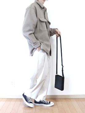 「CONVERSE（コンバース）のCONVERSE コンバース オール スター オックス / ALL STAR OX(BLACK) 32160321（スニーカー）」を使った、Yuiさん（メンズ・168cm・10代）の冬コーディネート