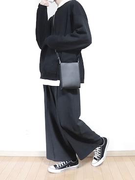 「remer（リメール）のアイテム（スウェット）」を使った、Yuiさん（メンズ・168cm）の冬コーディネート