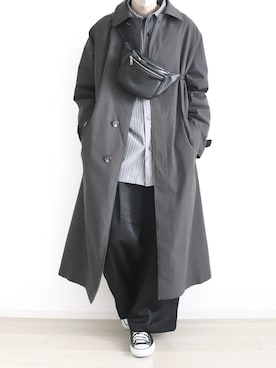 「アイテム（ボディバッグ/ウエストポーチ）」を使った、Yuiさん（メンズ・169cm）の秋コーディネート